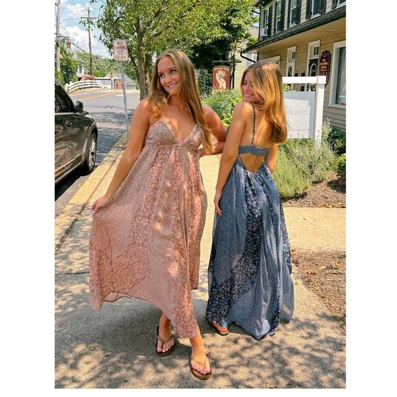 Free People Forever Time Sleeveless Midi Dress Size Large - Picture 3 of 16